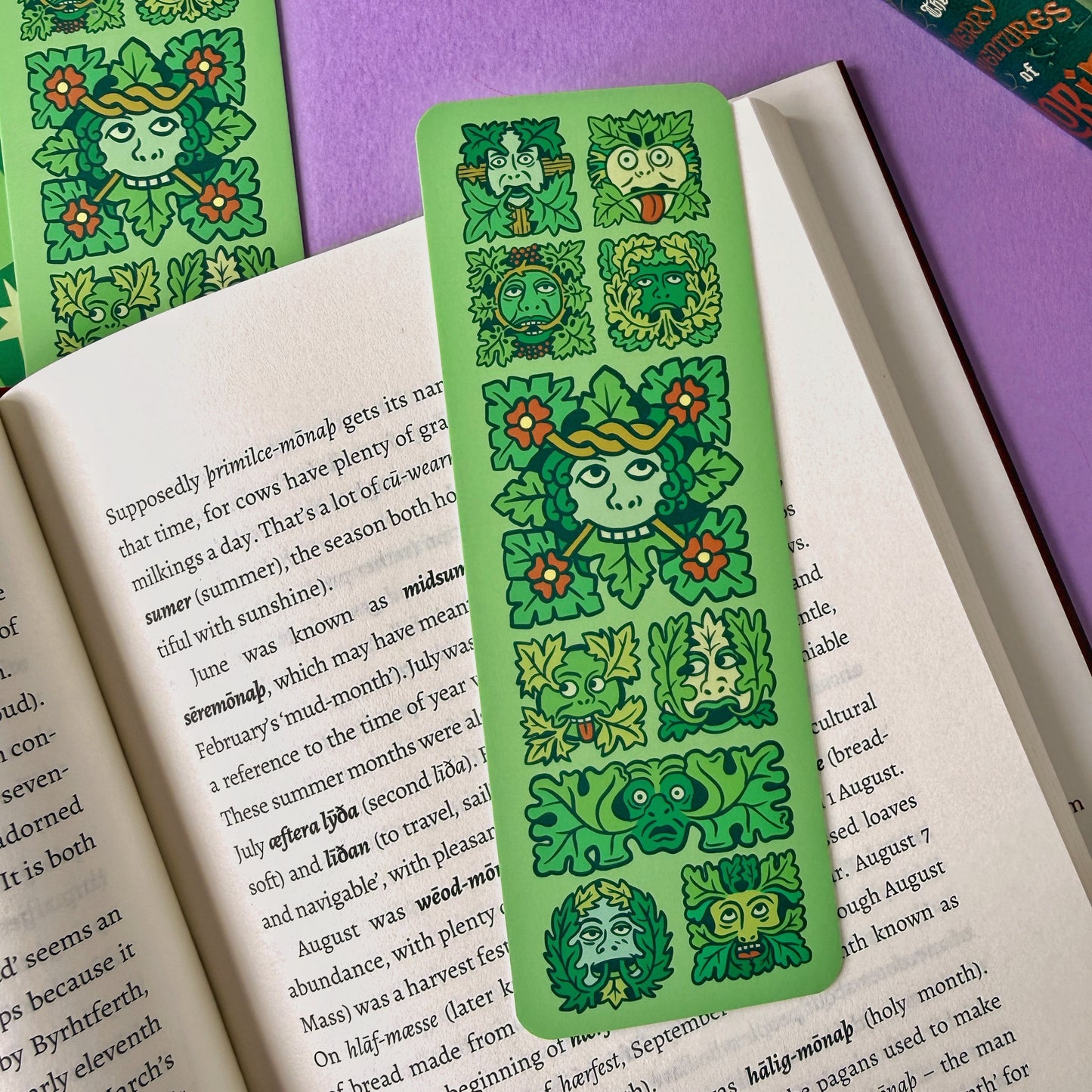 Green Man Bookmark