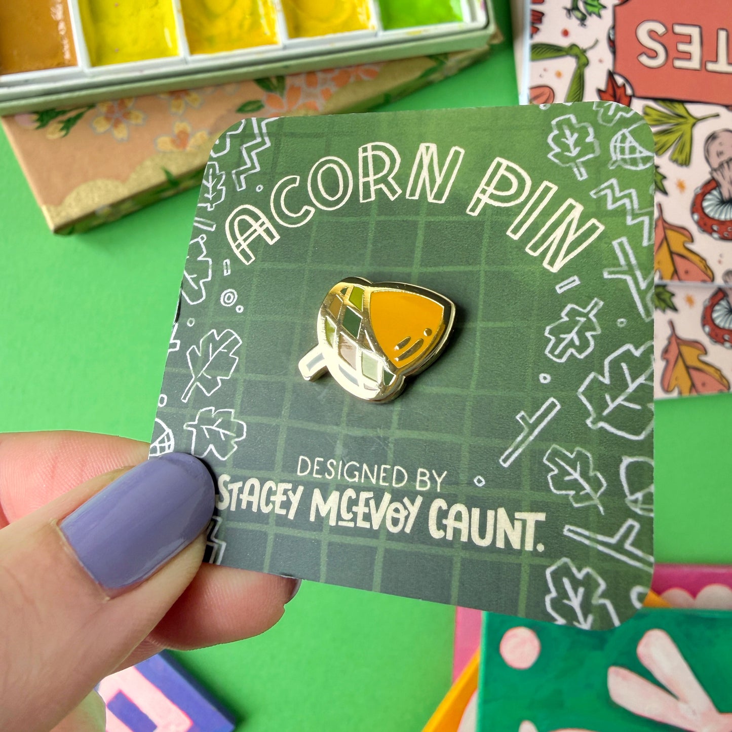 Little Acorn Enamel Pin