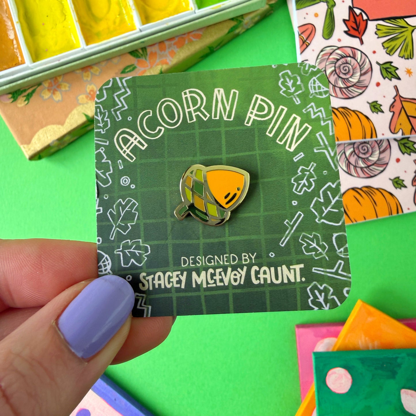 Little Acorn Enamel Pin