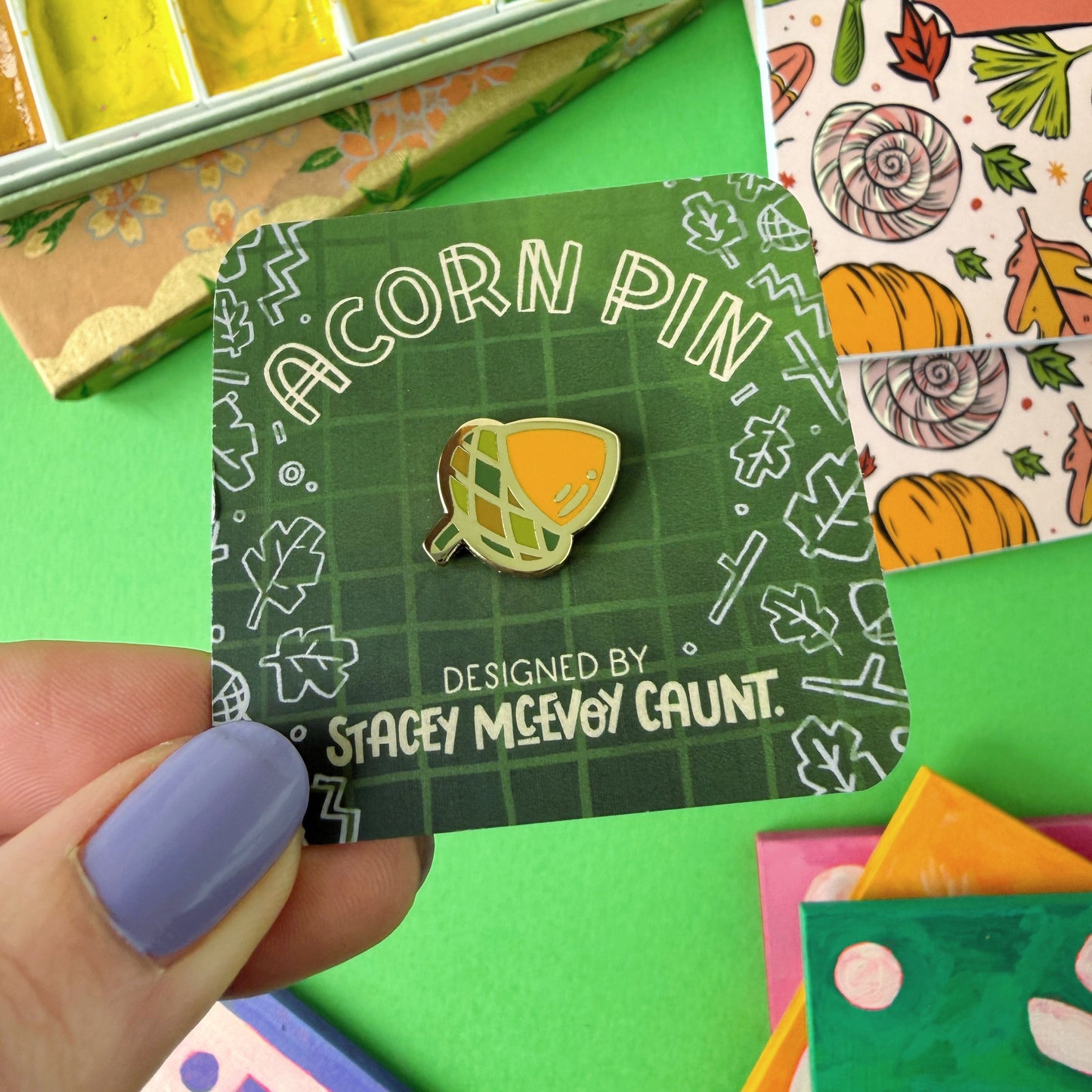 Little Acorn Enamel Pin