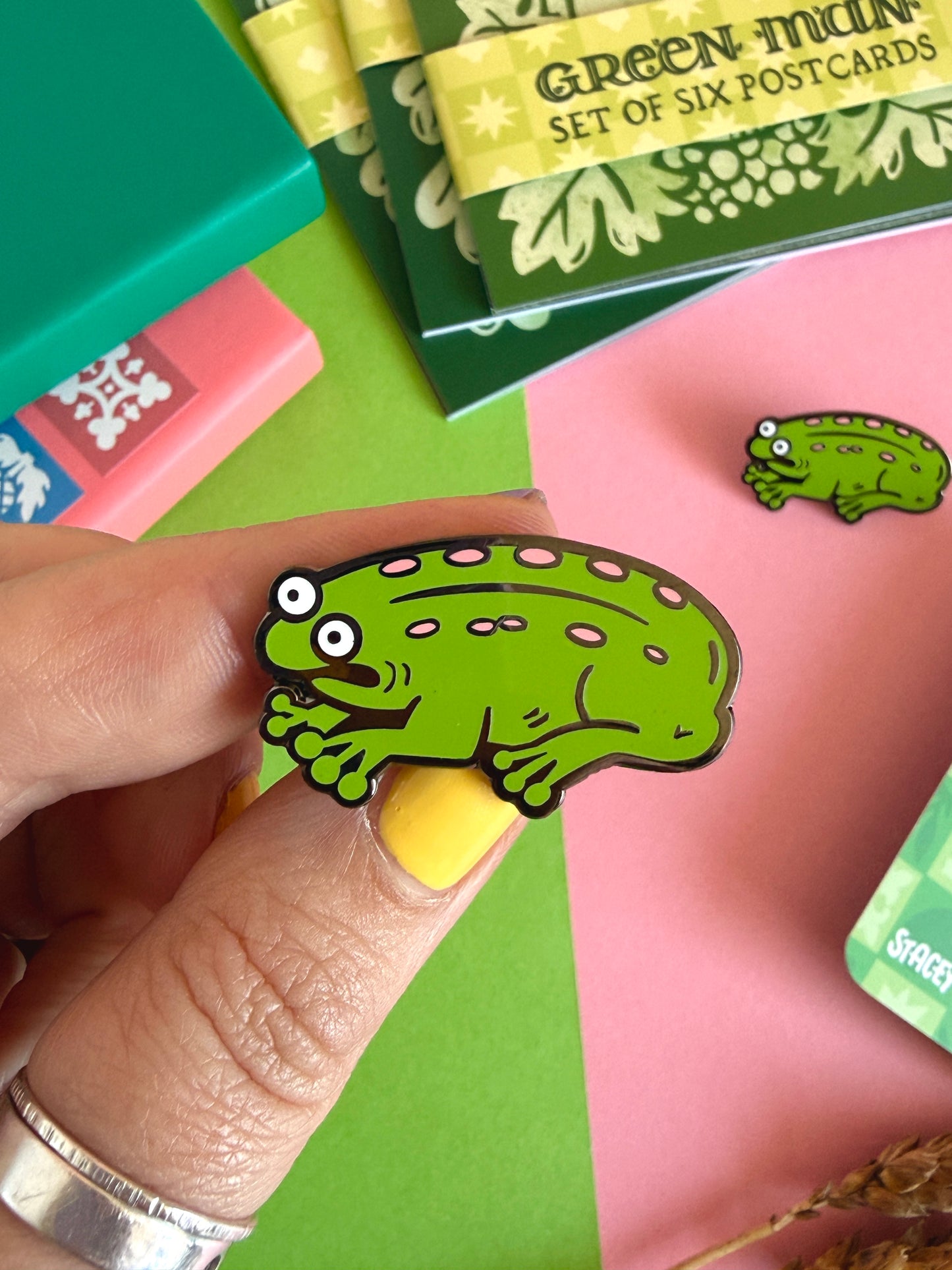 Medieval Frog Enamel Pin