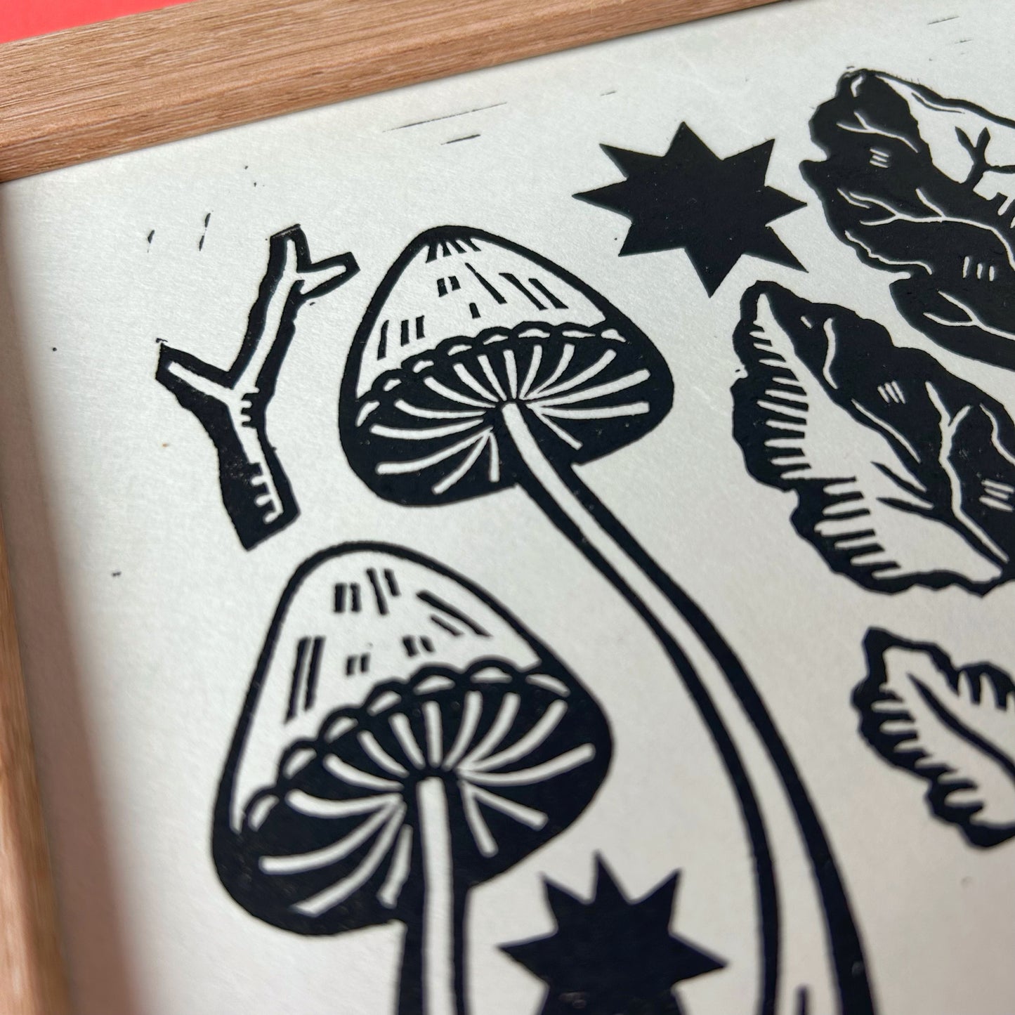 Autumn Things Lino Cut Print