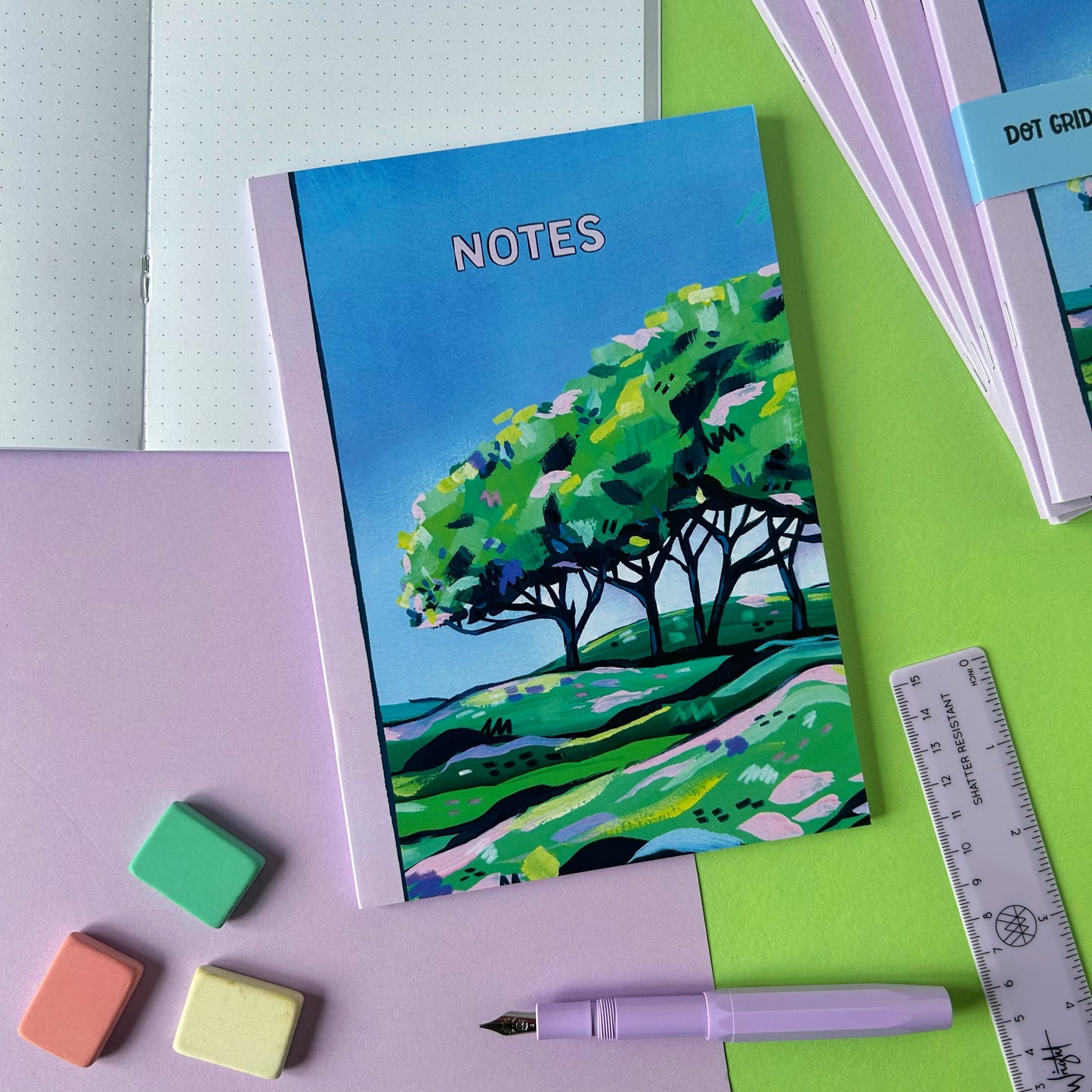 Tree Dot Grid Notebook