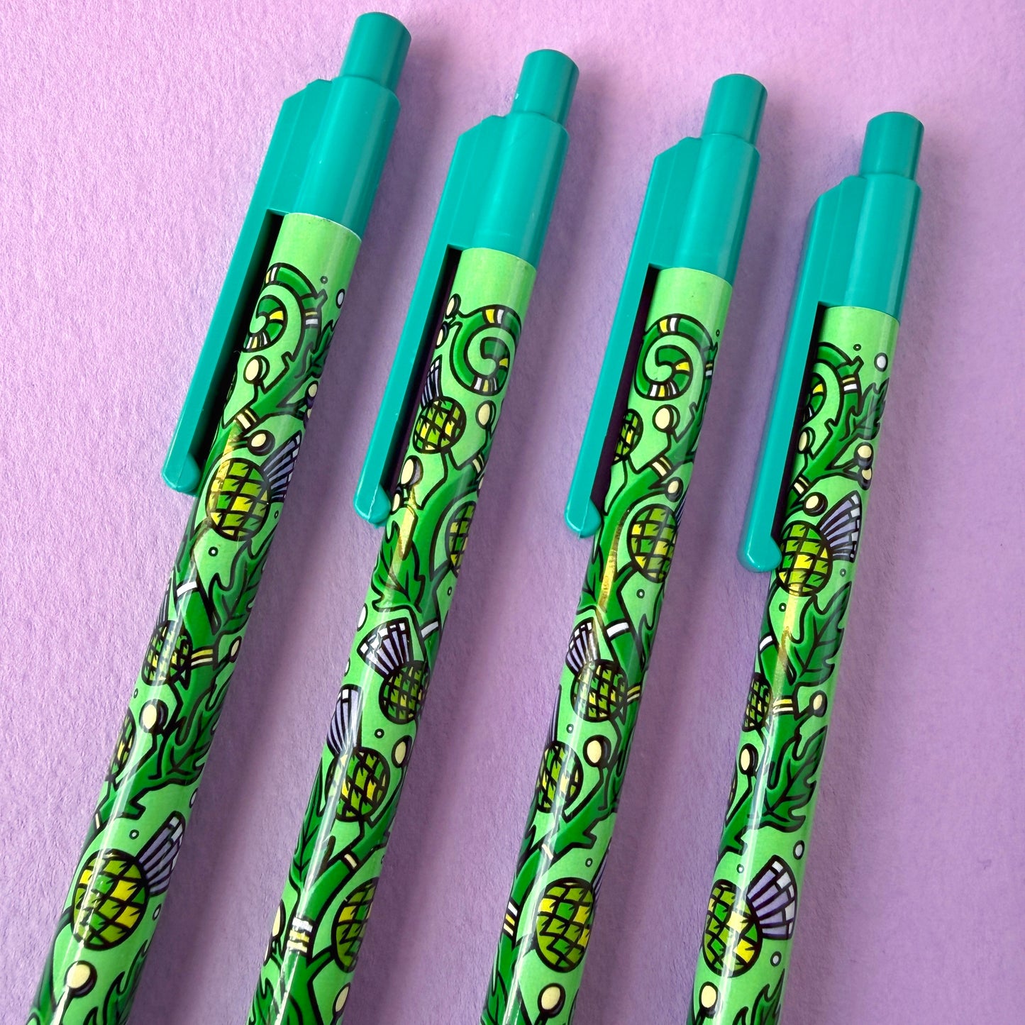 Thistle Pattern Ballpoint Pen