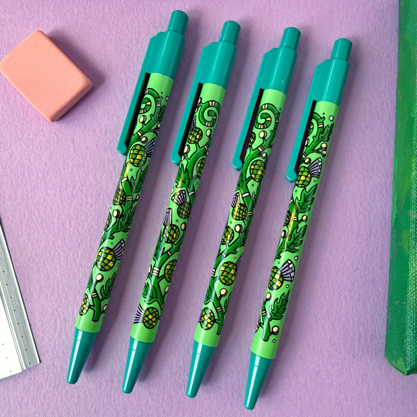 Thistle Pattern Ballpoint Pen