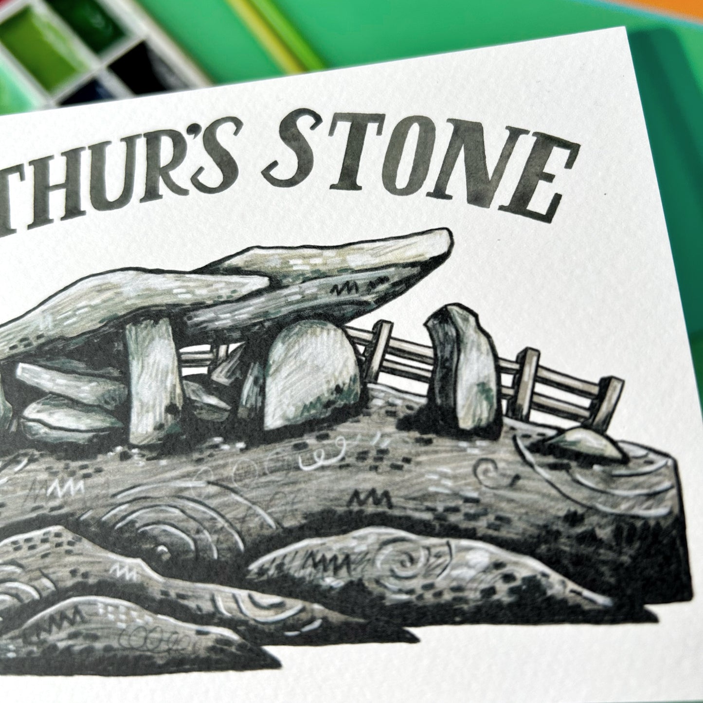 Arthur's Stone Postcard