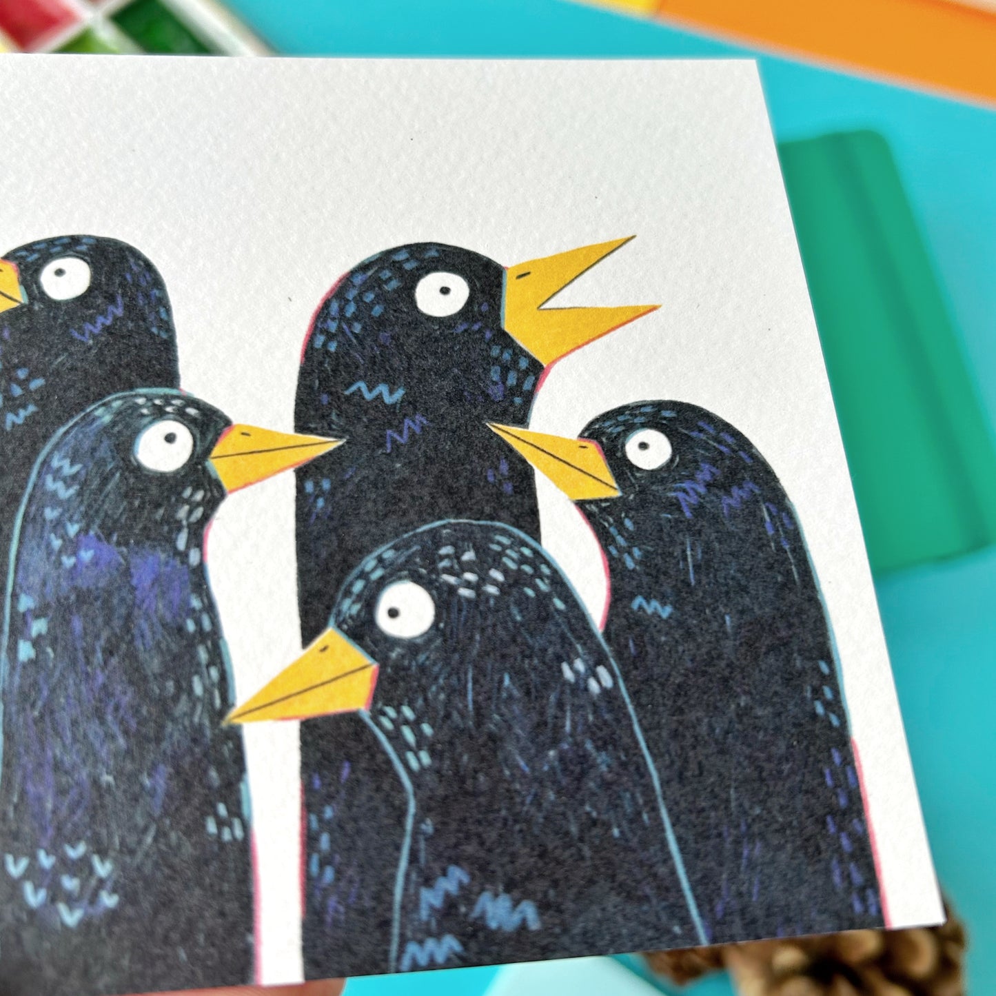 Blackbirds Postcard