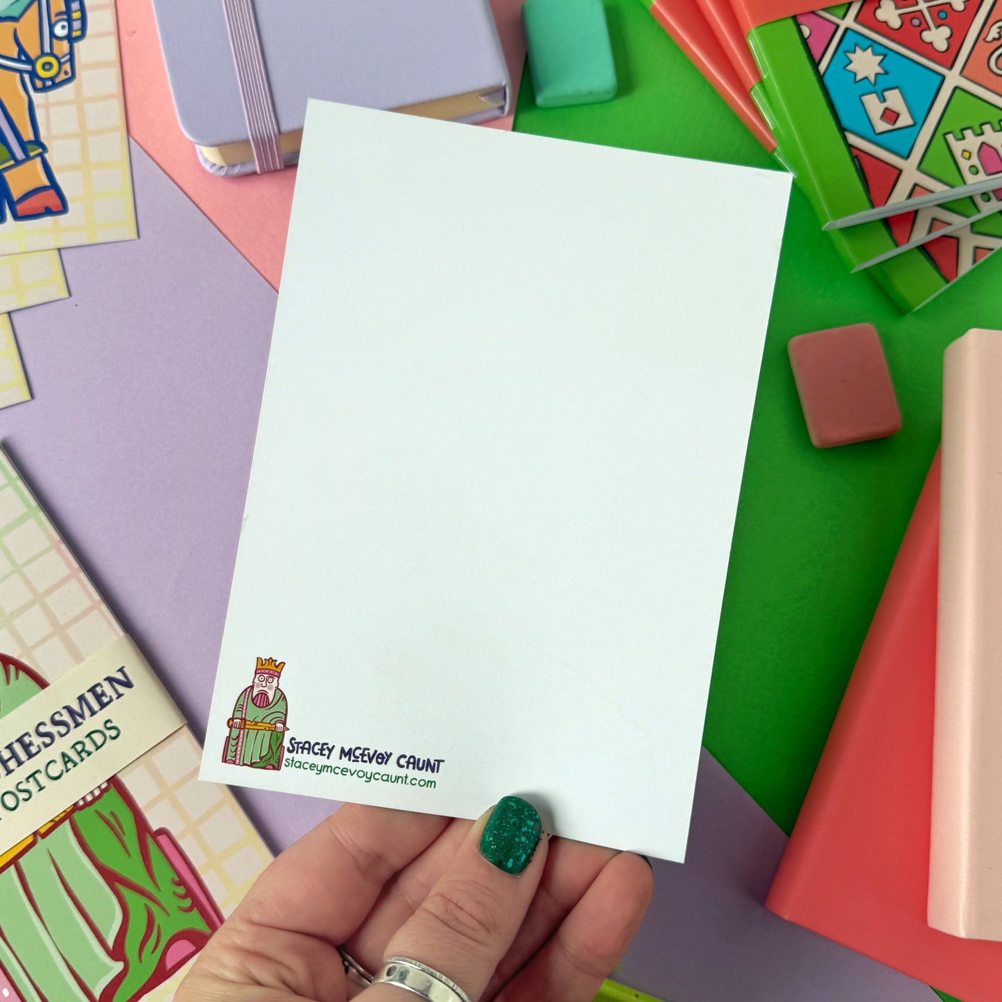 King Lewis Chessmen Postcard