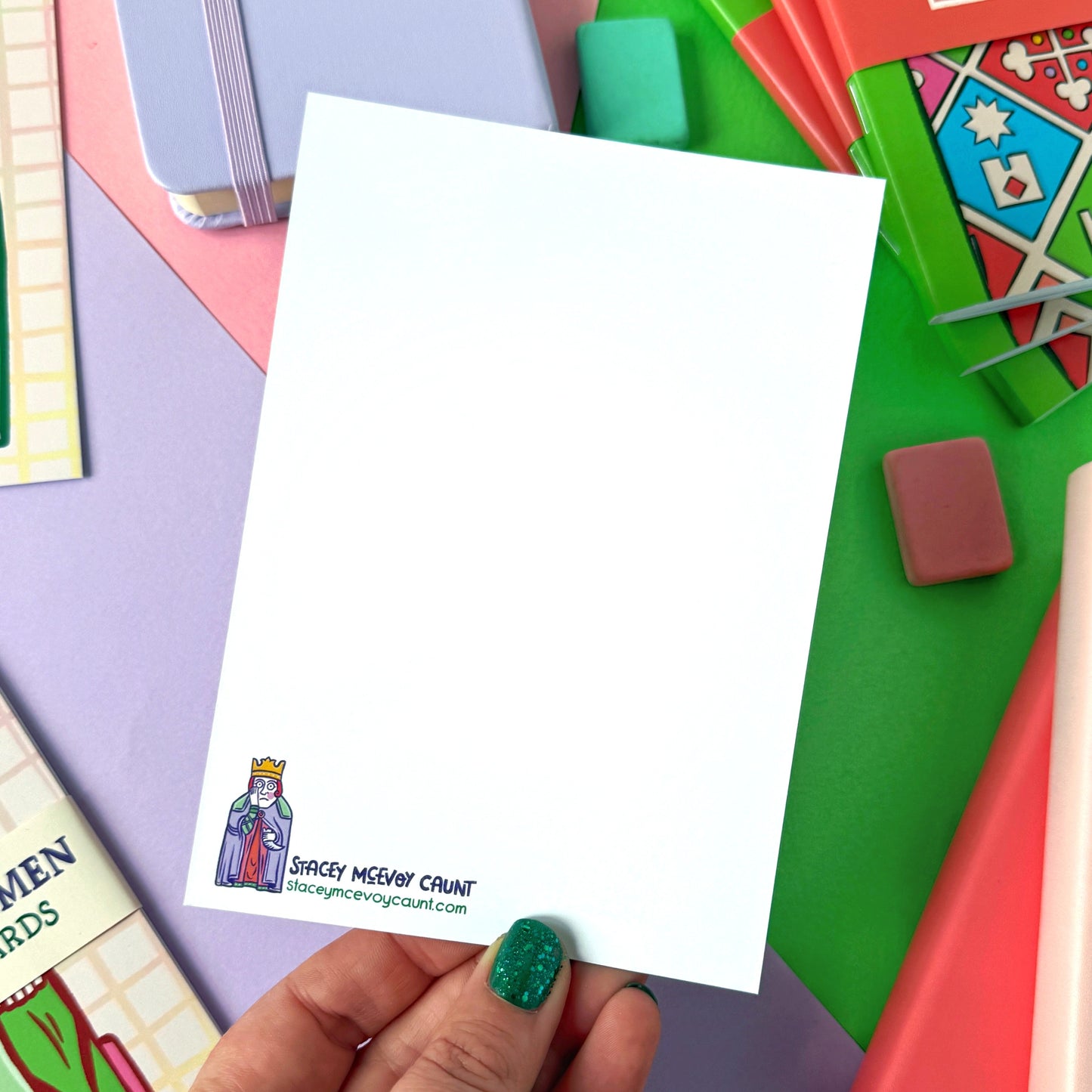 Queen Lewis Chessmen Postcard