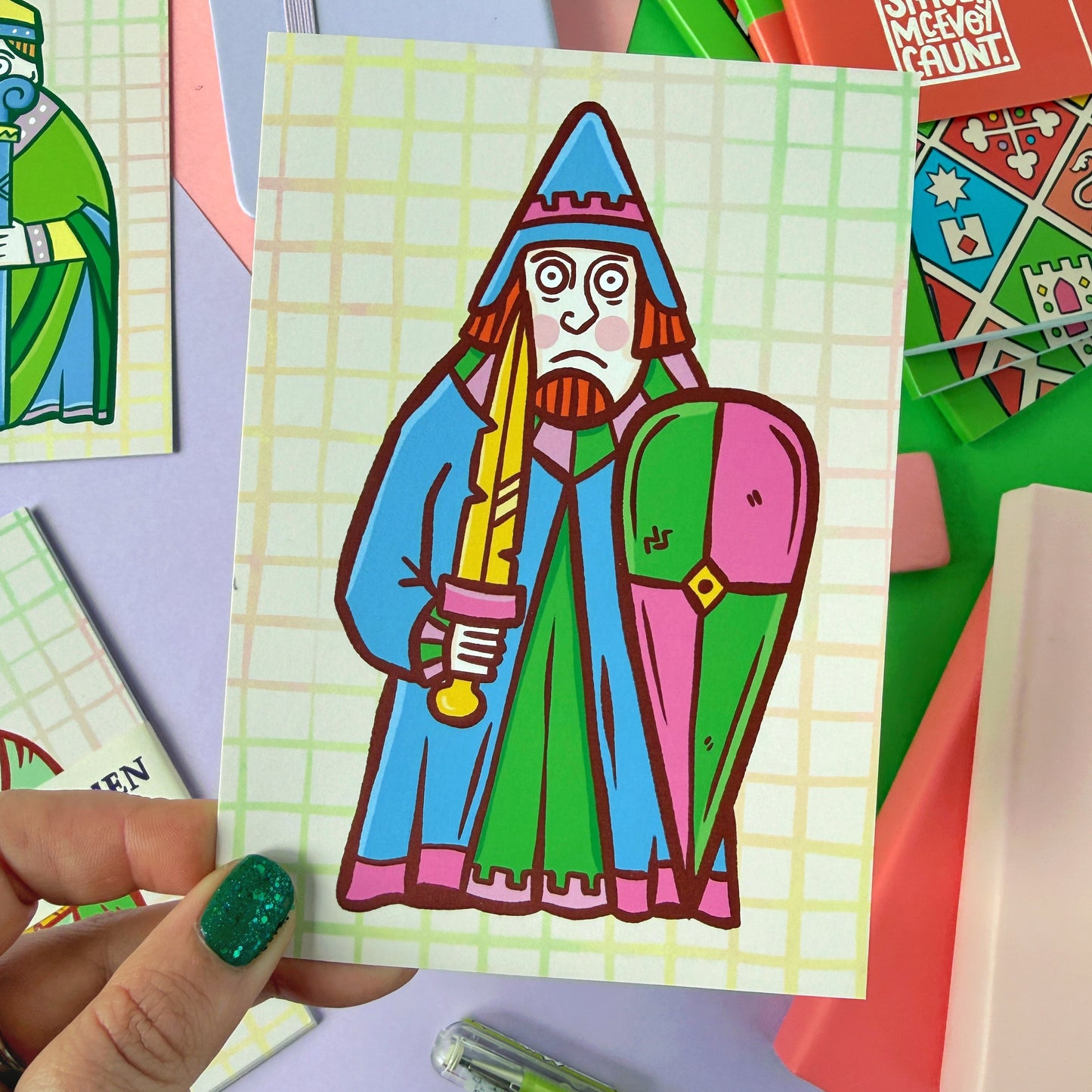 Rook Lewis Chessmen Postcard