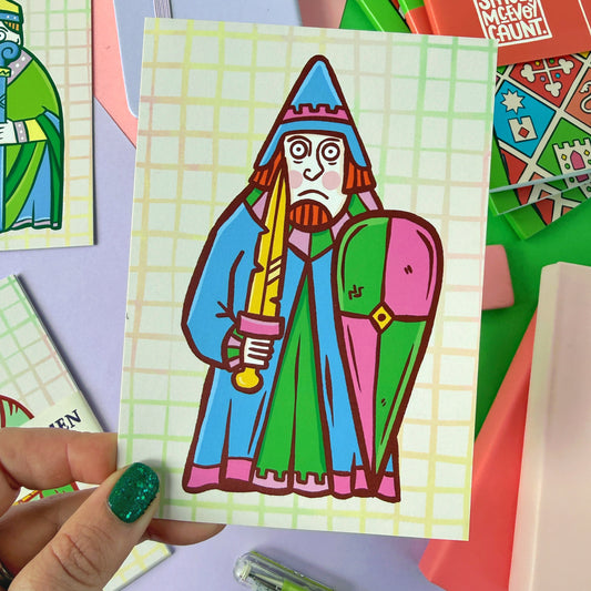 Rook Lewis Chessmen Postcard