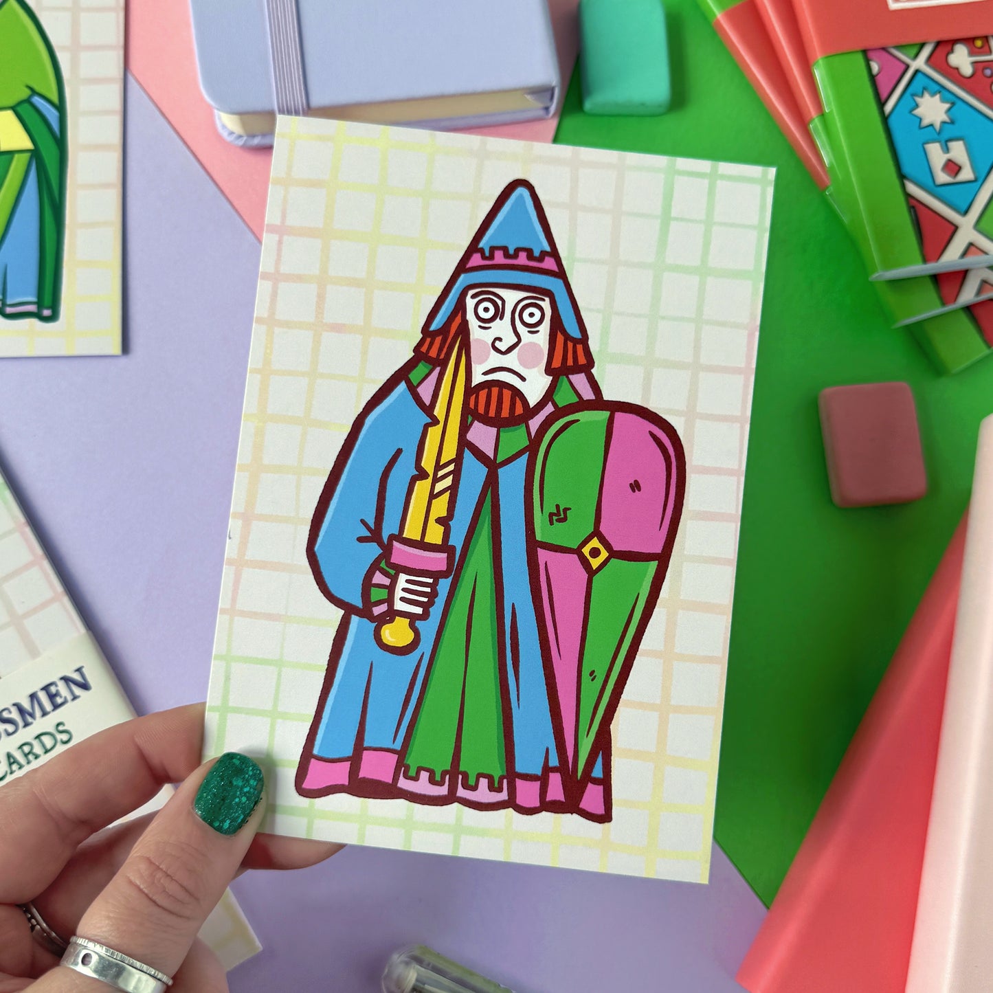 Rook Lewis Chessmen Postcard