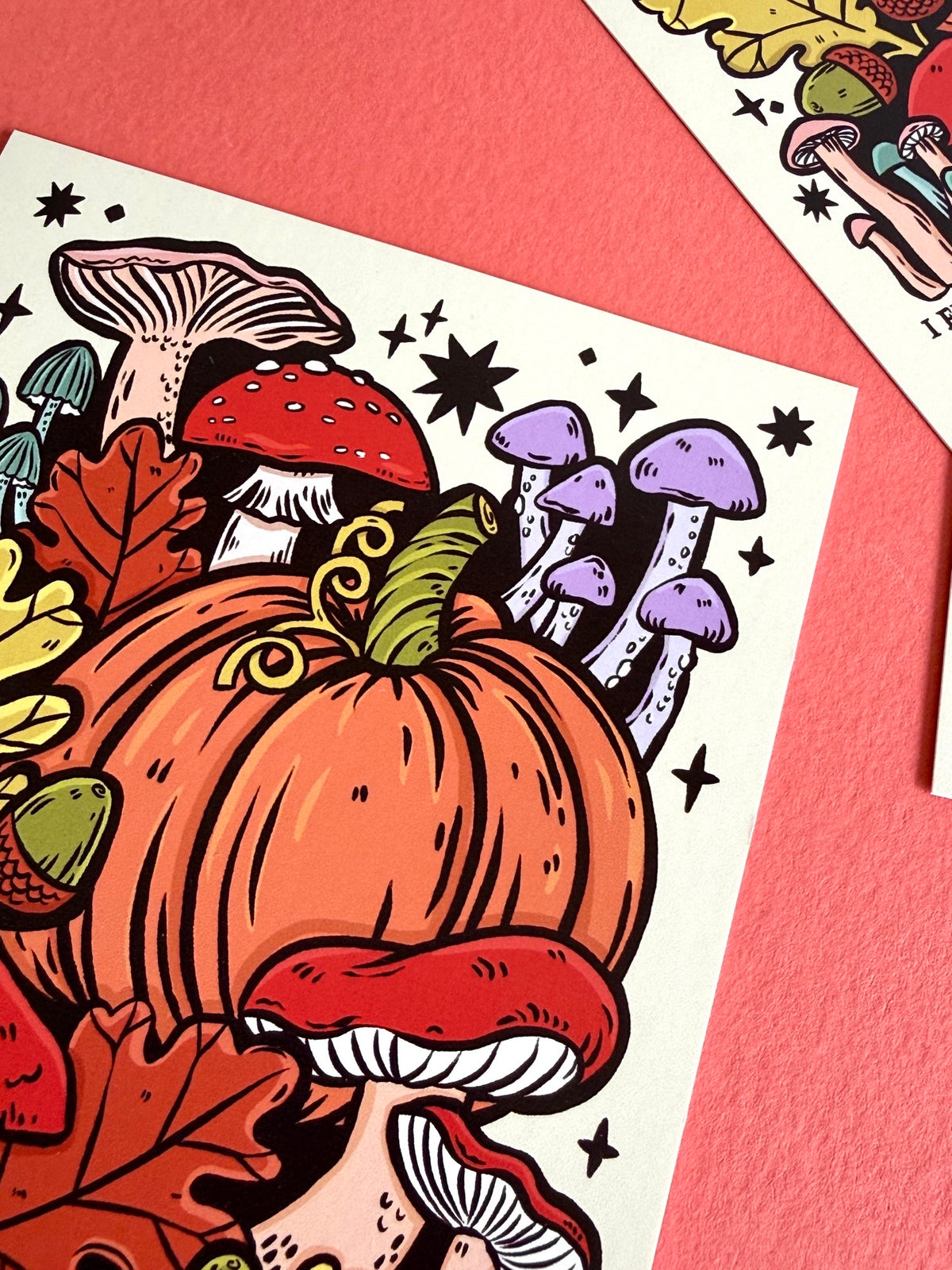 I Fucking Love Autumn Postcard