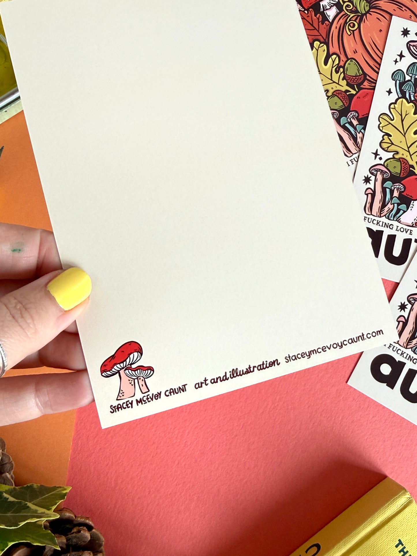 I Fucking Love Autumn Postcard