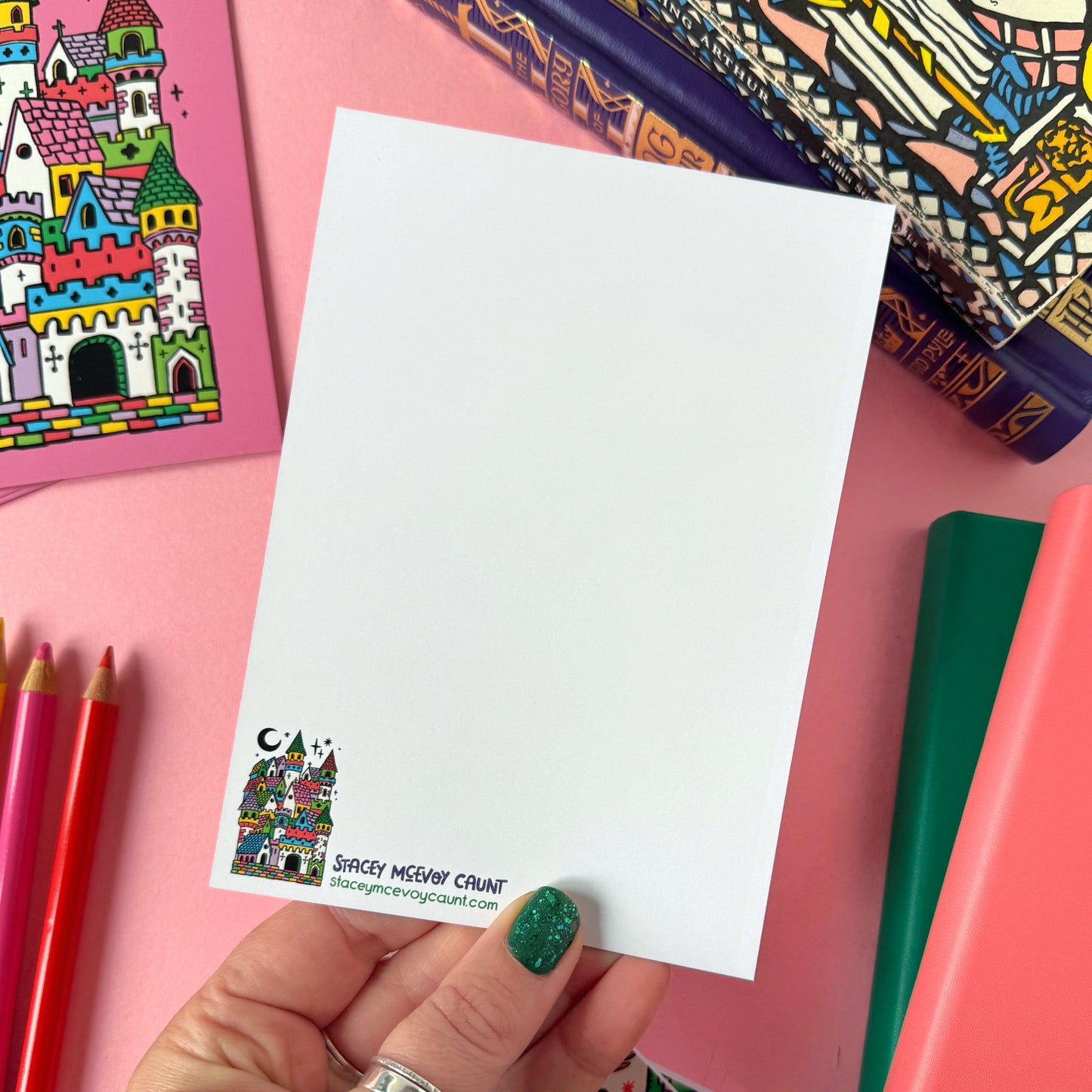 Medieval Village A6 Postcard