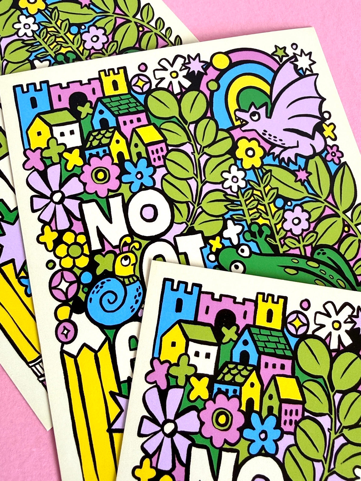 No ai Art Postcard