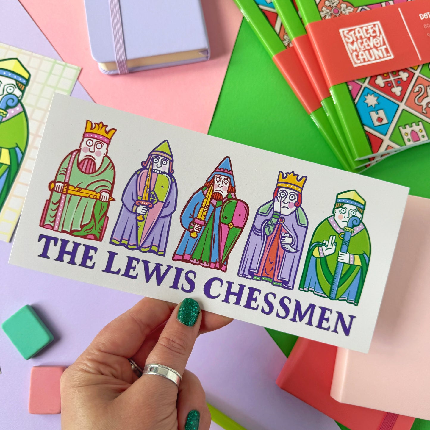 Lewis Chessmen Postcard or Mini Print