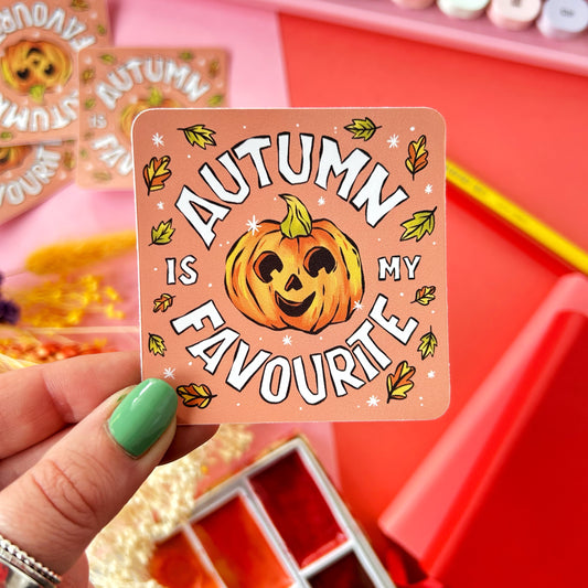 Autumn is my Favourite Sticker