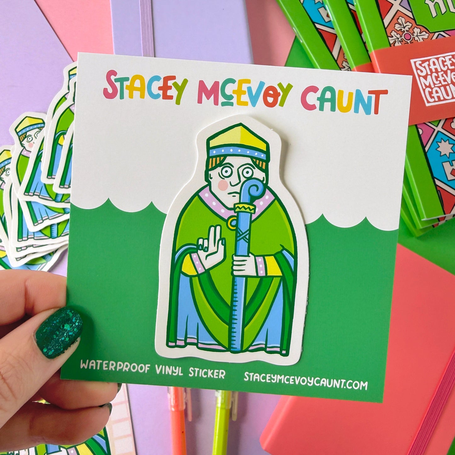 Bishop Lewis Chessmen Vinyl Sticker