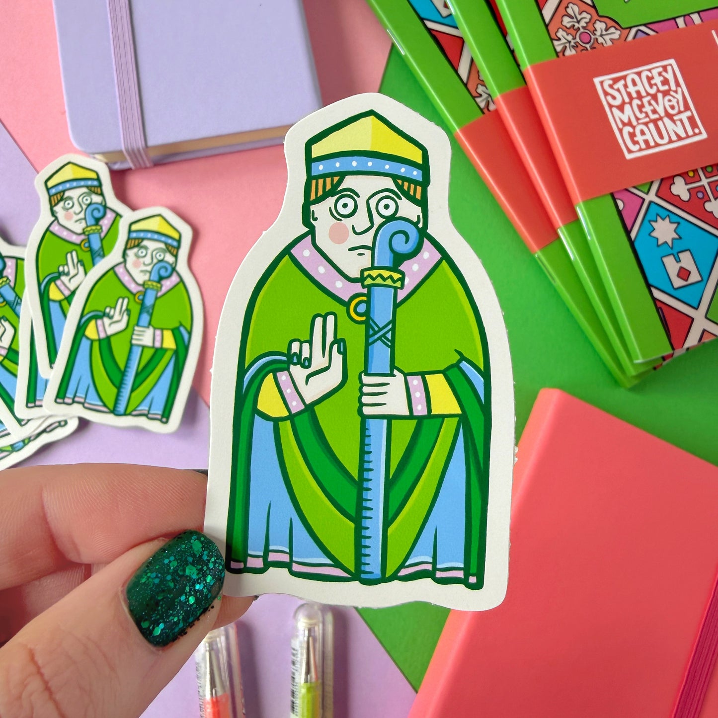 Bishop Lewis Chessmen Vinyl Sticker