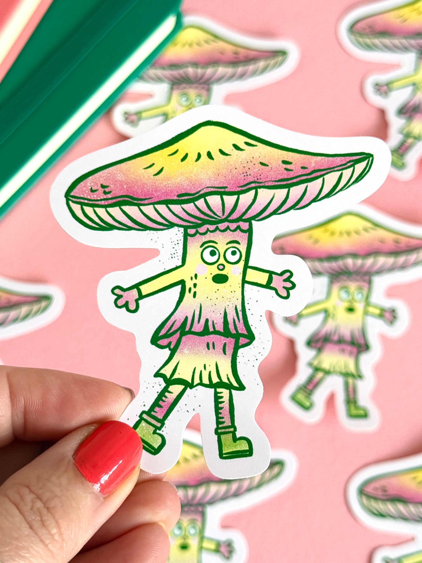 Fun Guys Mushroom Sticker Set