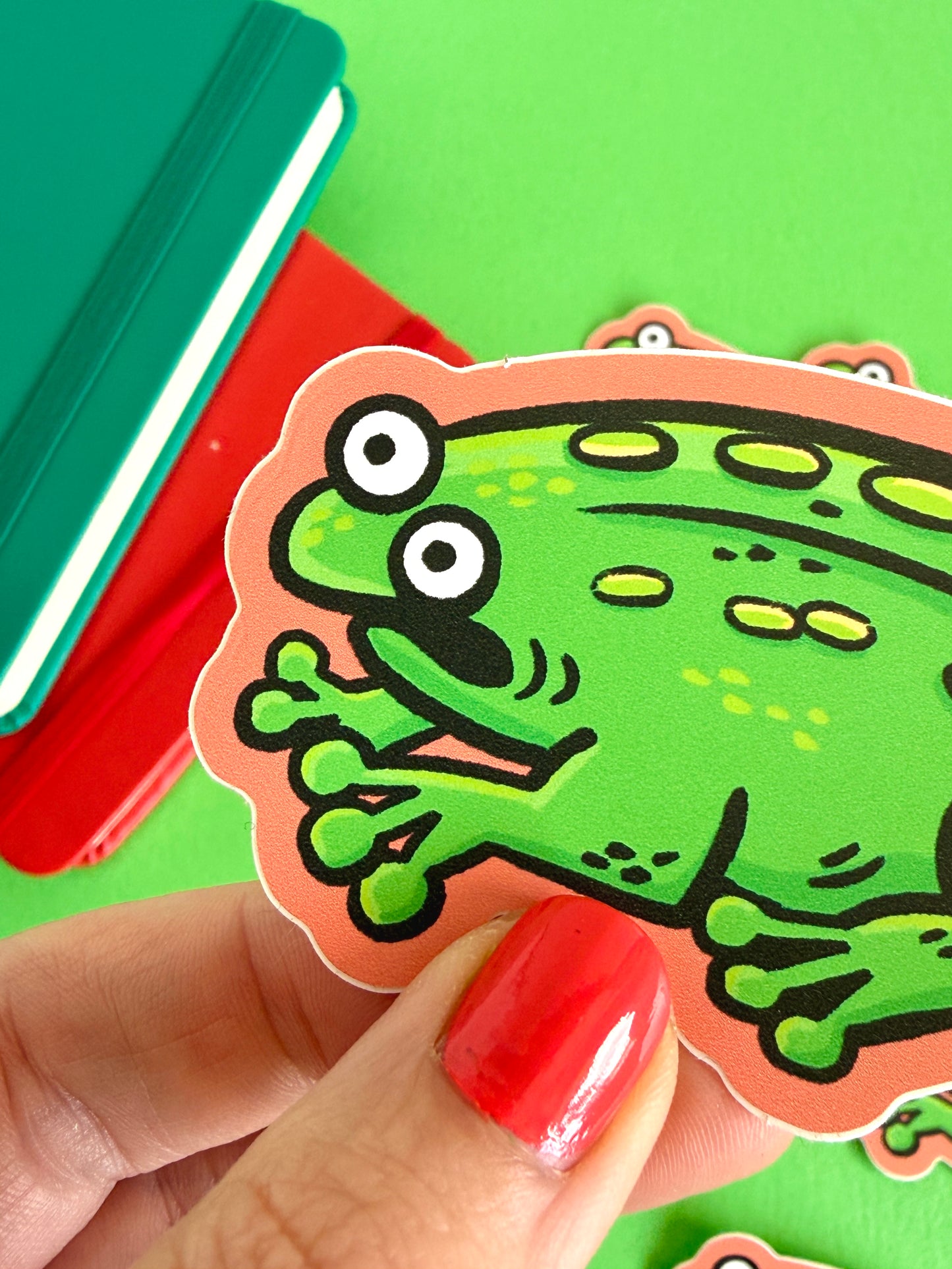 Medieval Frog Sticker