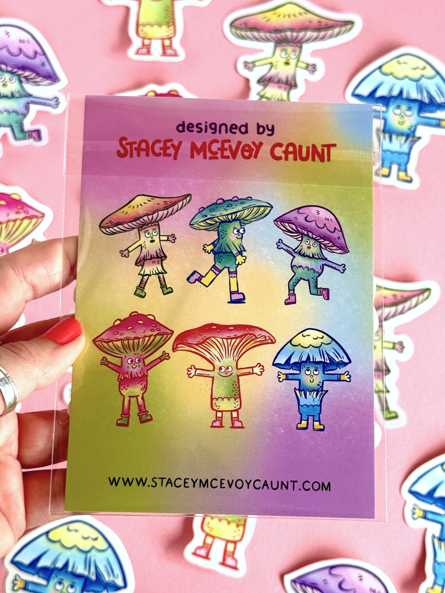 Fun Guys Mushroom Sticker Set