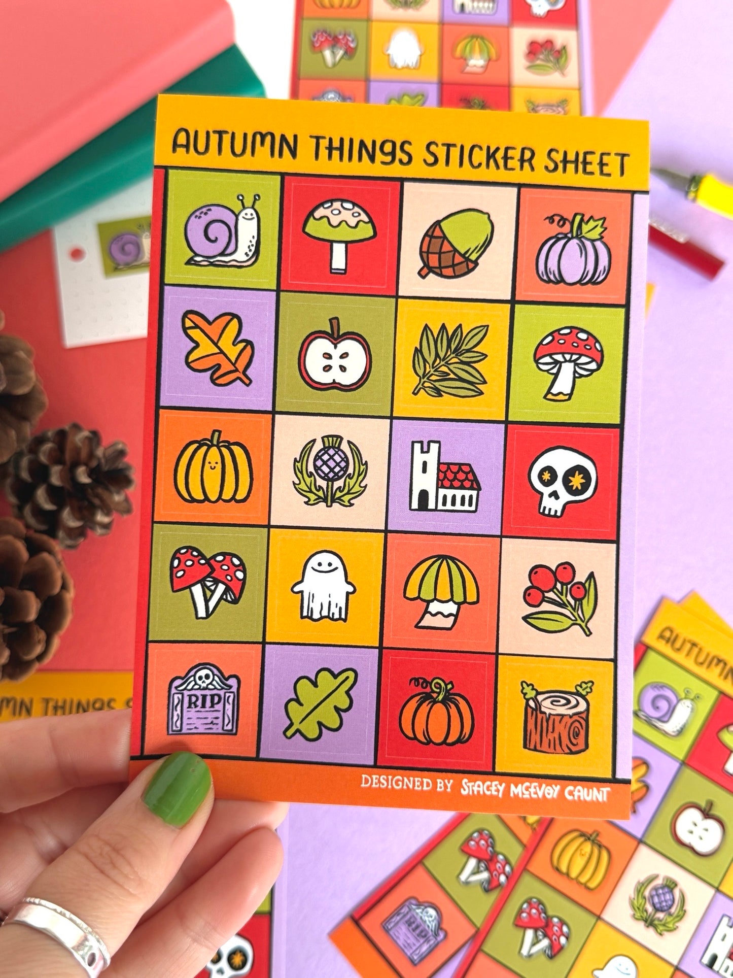 Autumn Things Sticker Sheet