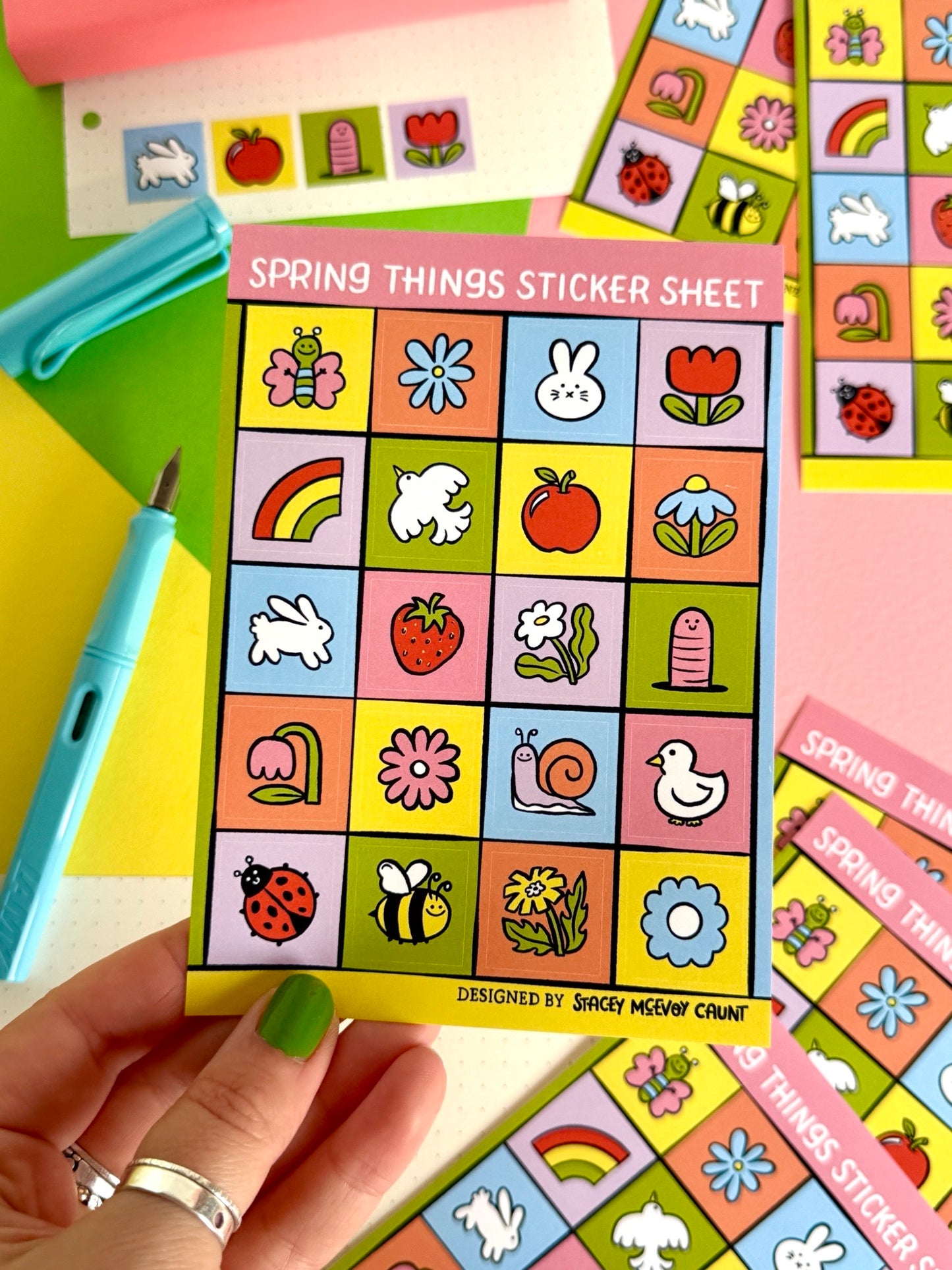 Spring Things Sticker Sheet