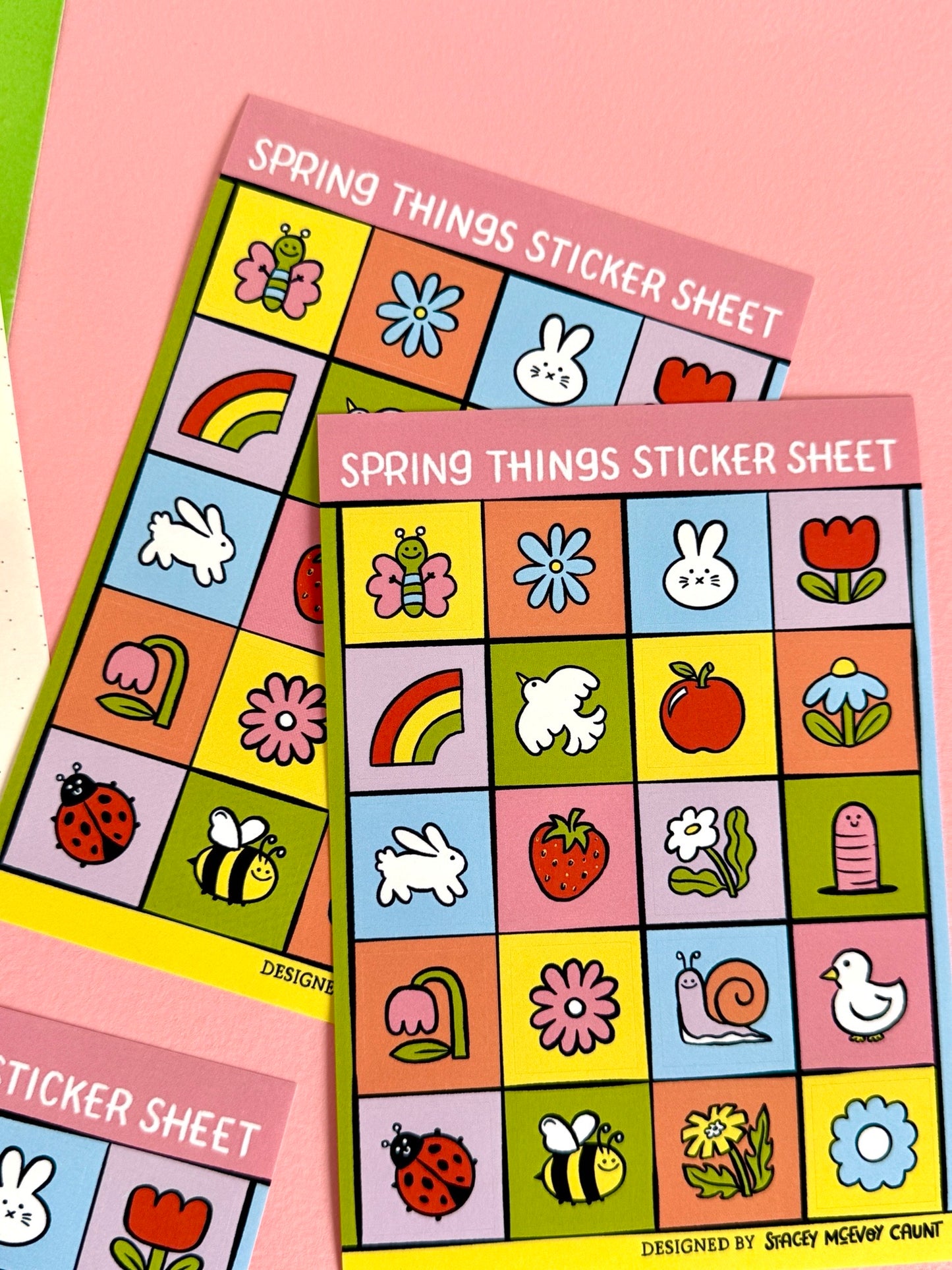 Spring Things Sticker Sheet