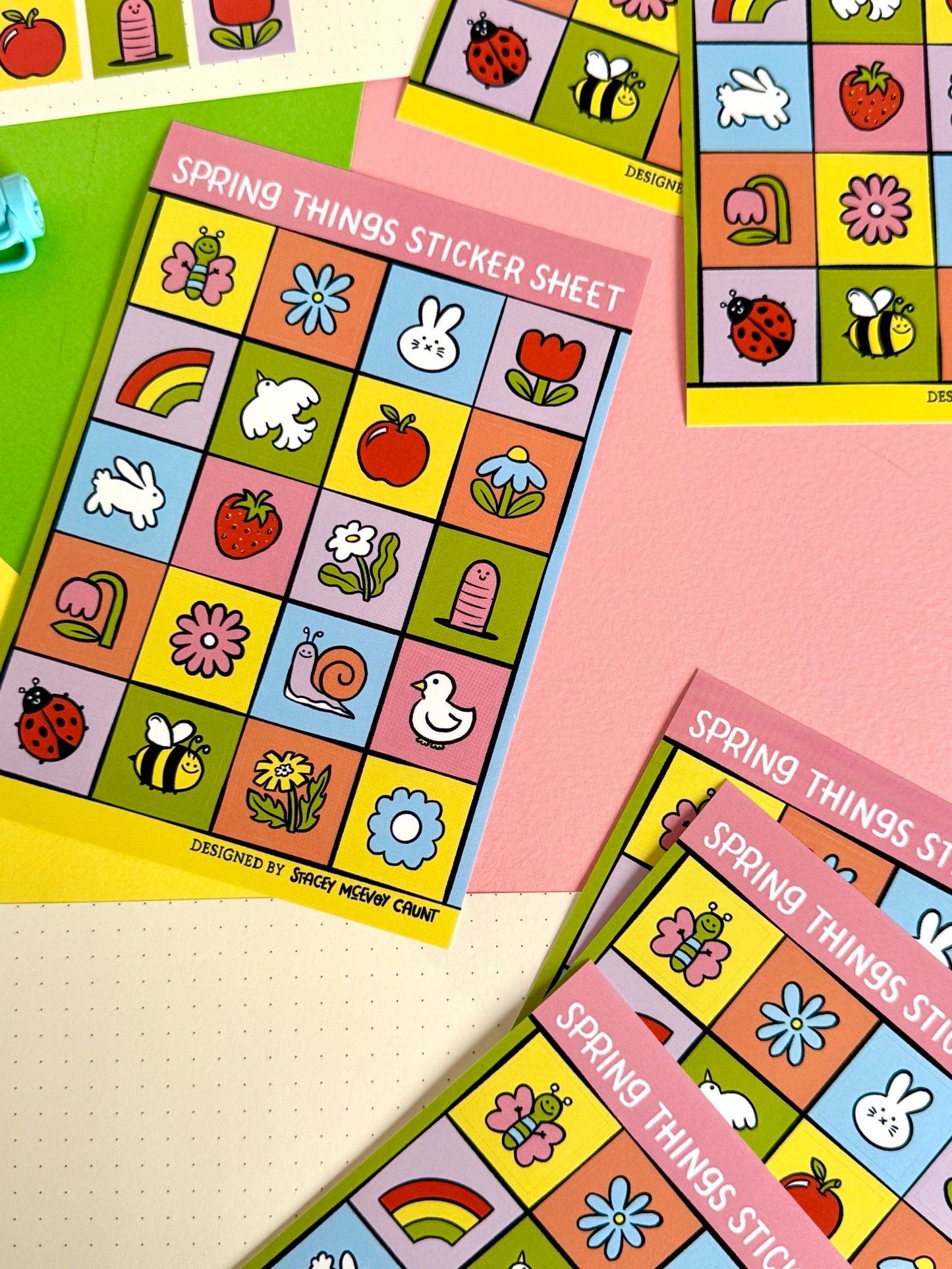 Spring Things Sticker Sheet