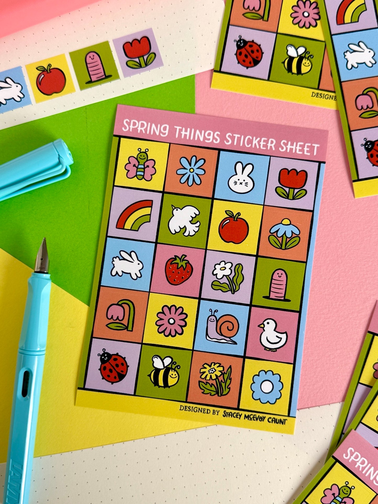 Spring Things Sticker Sheet