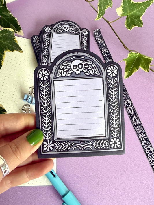 Gravestone Sticky Notes