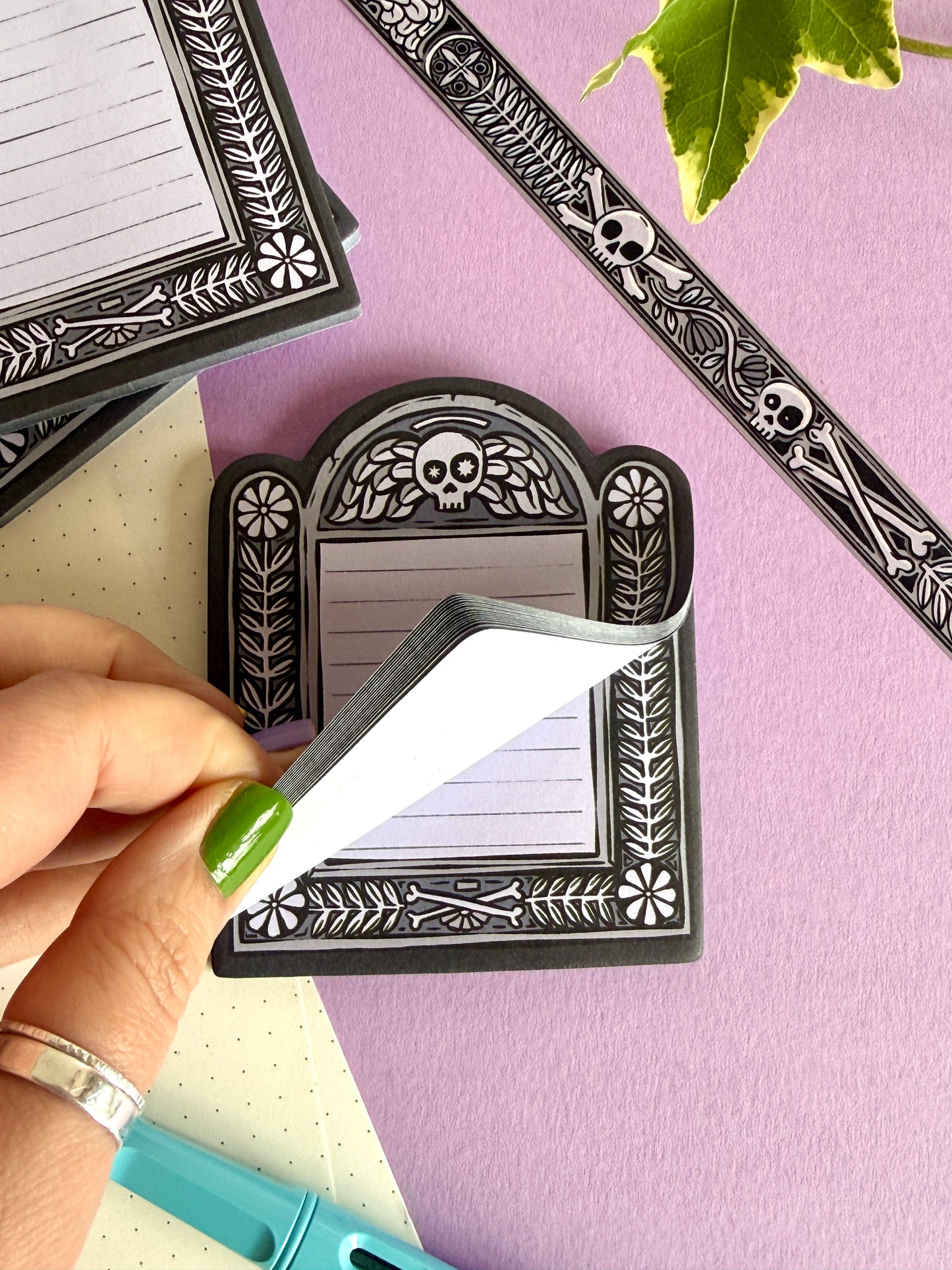 Gravestone Sticky Notes