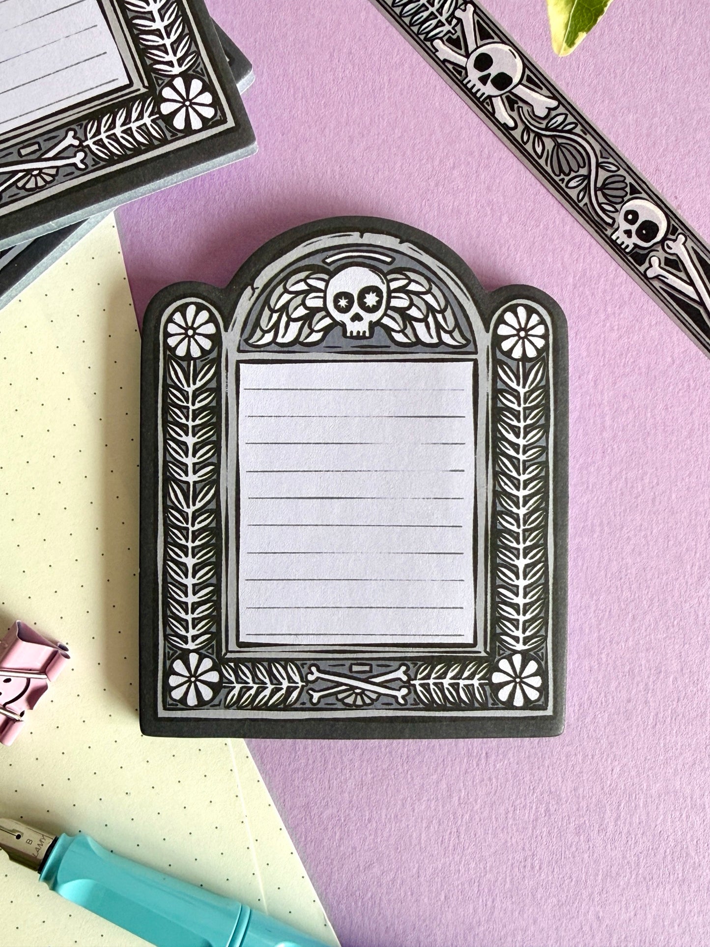 Gravestone Sticky Notes