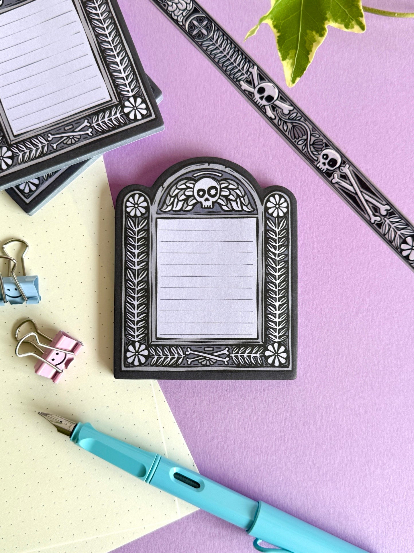 Gravestone Sticky Notes