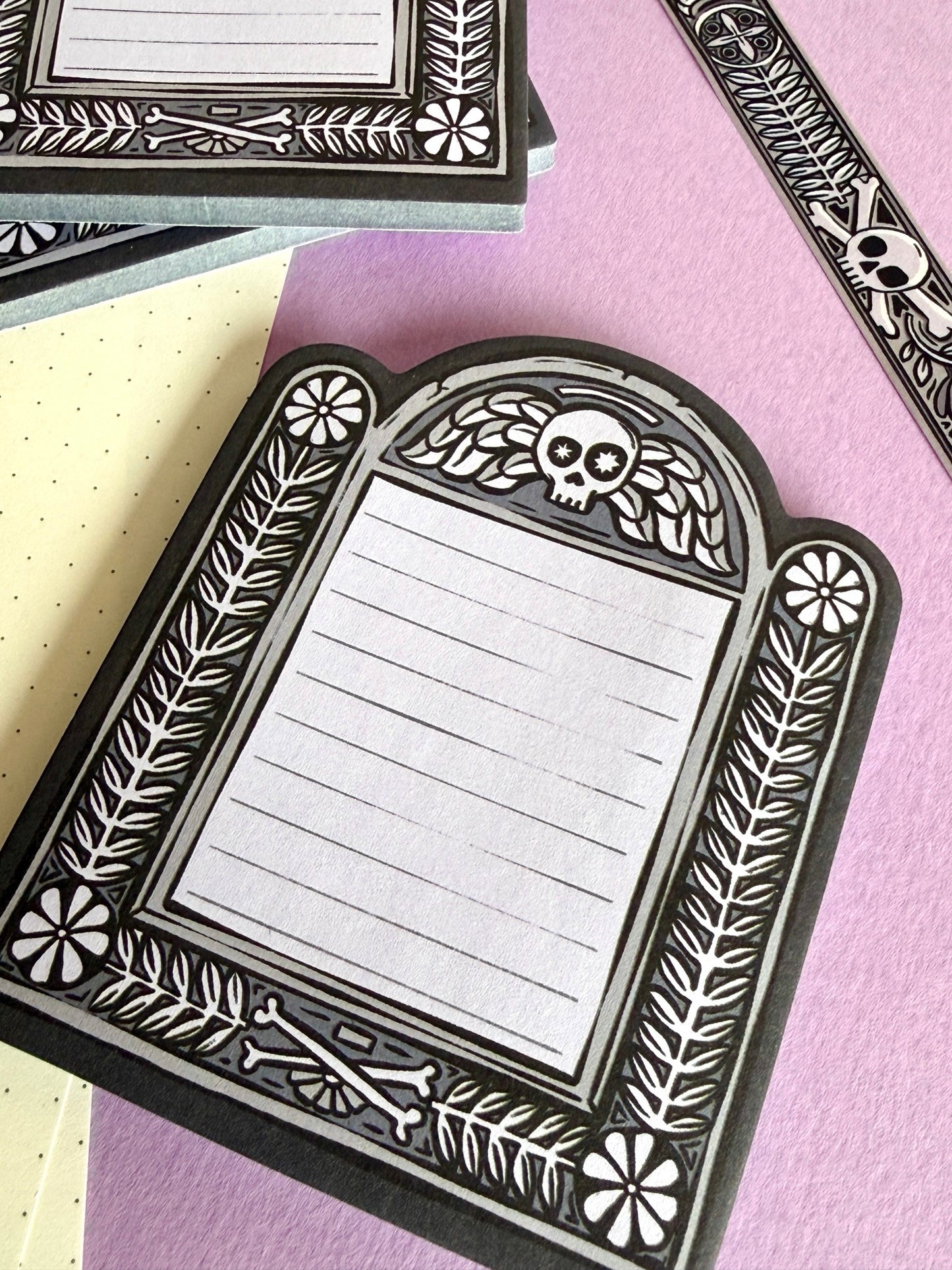 Gravestone Sticky Notes