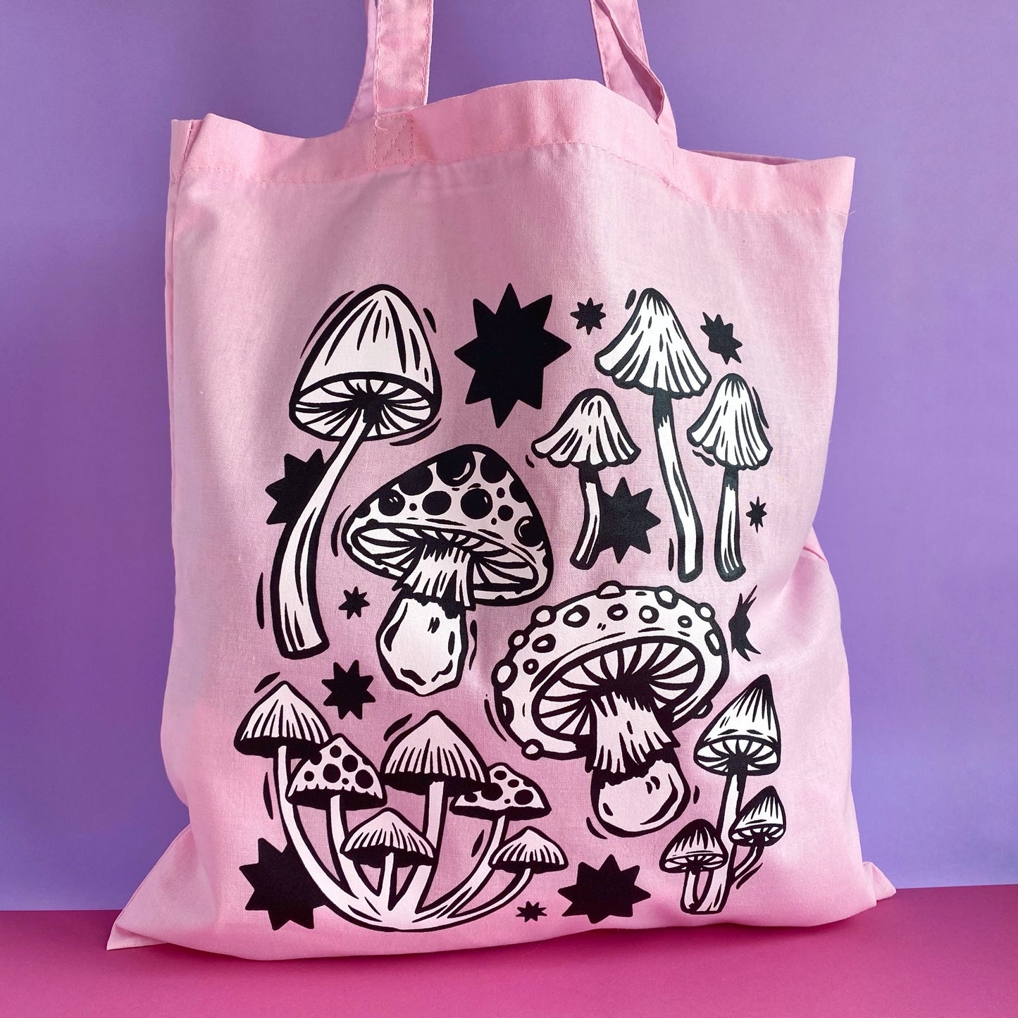 Seconds - Pastel Pink Mushroom Tote bag