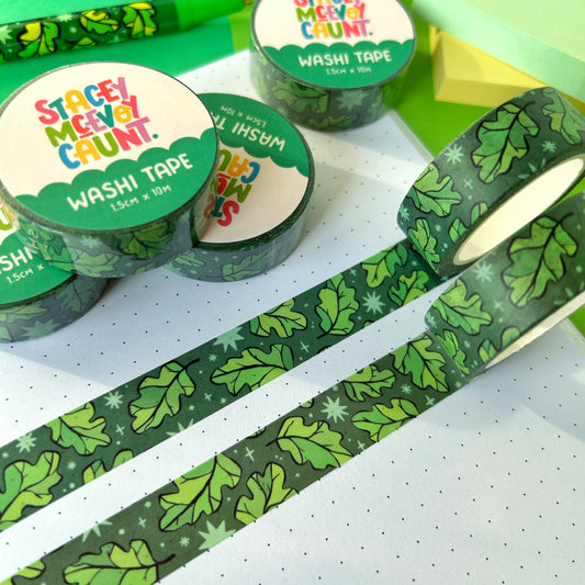 Oak Leaves Washi Tape