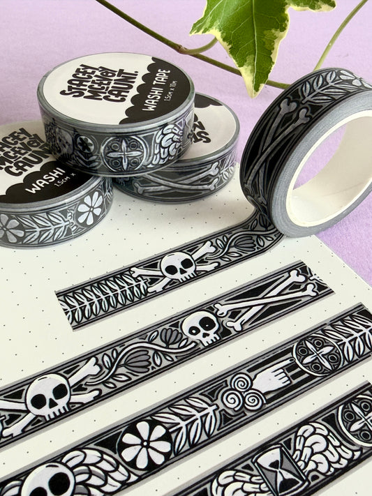 Gravestone Washi Tape