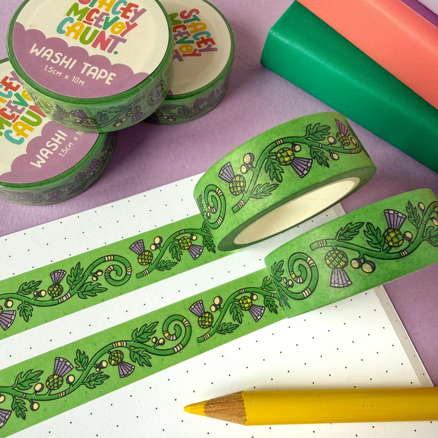 Thistle Pattern Washi Tape