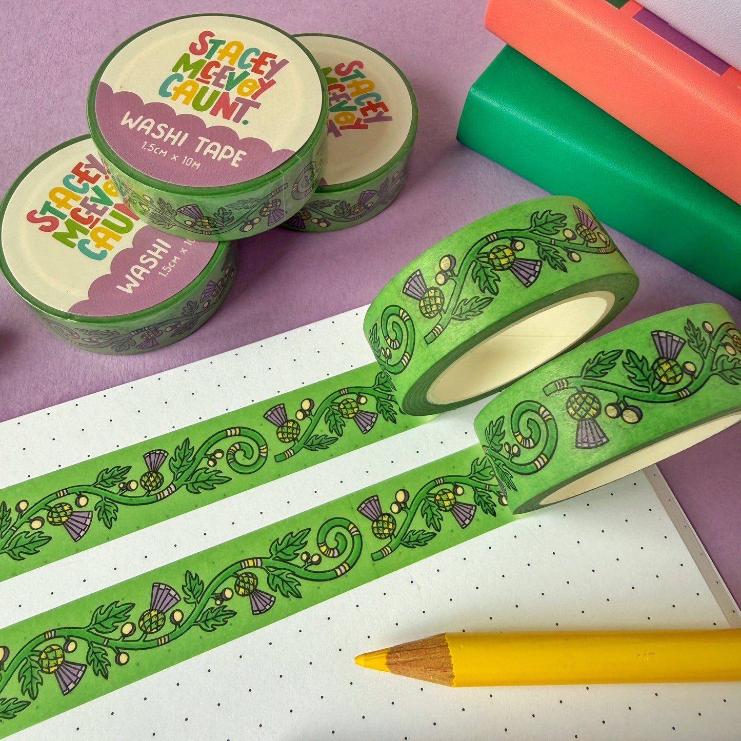 Thistle Pattern Washi Tape