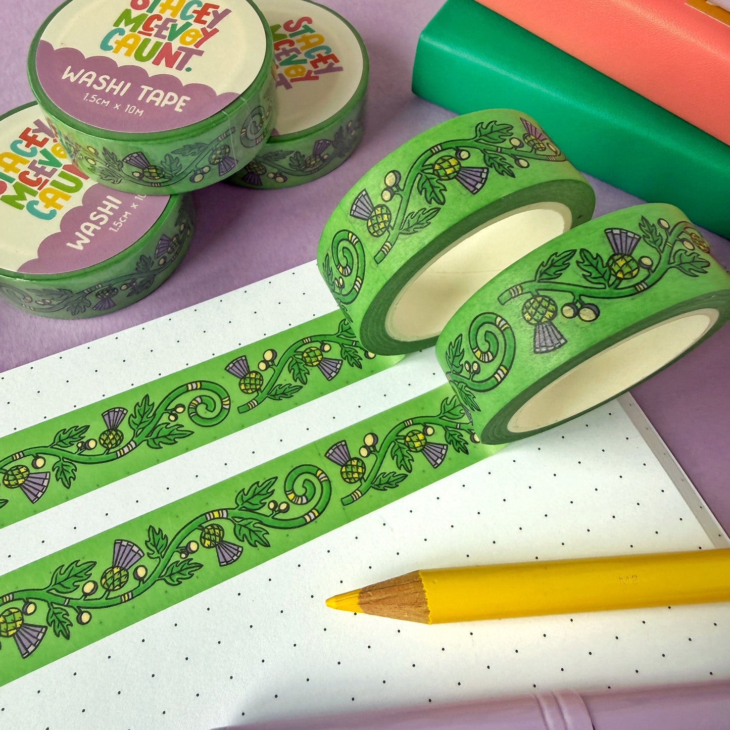 Thistle Pattern Washi Tape