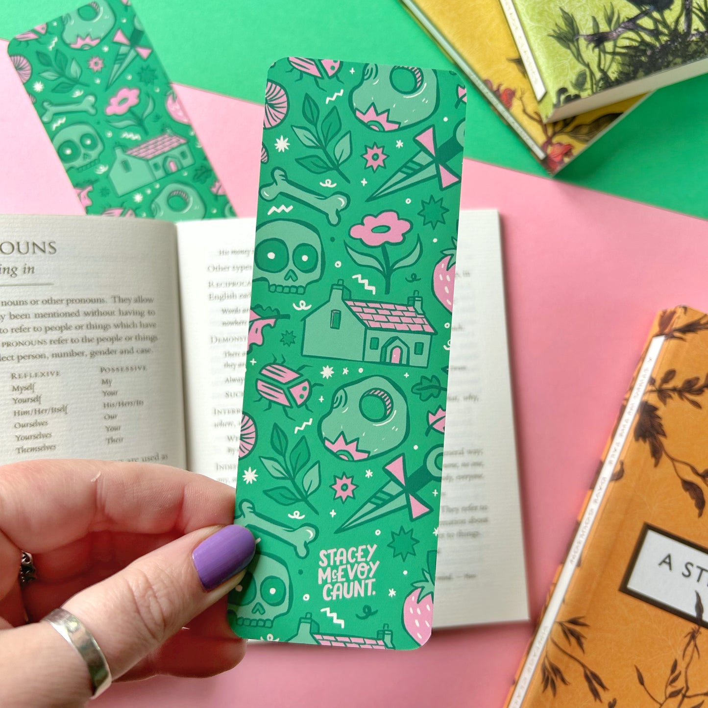 Green Nature Bookmark
