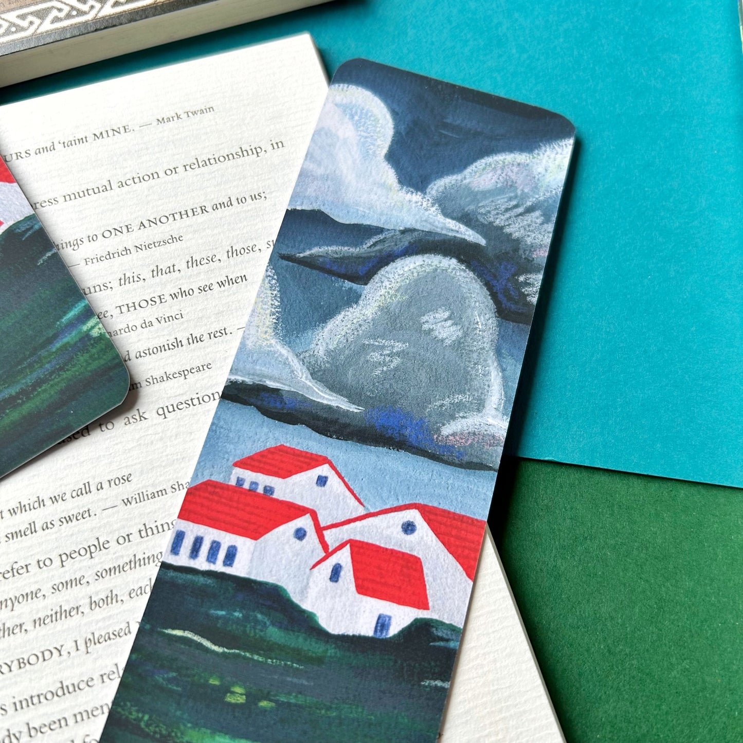 Red Houses Bookmark