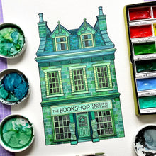 Wigtown Watercolour Bookshop Print