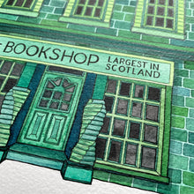 Wigtown Watercolour Bookshop Print