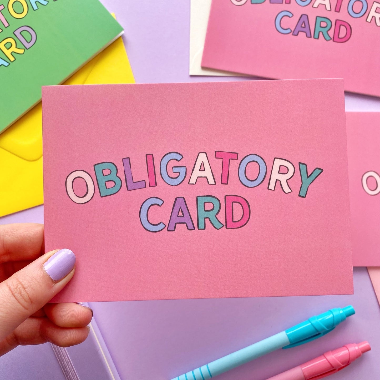 Pink Obligatory Card
