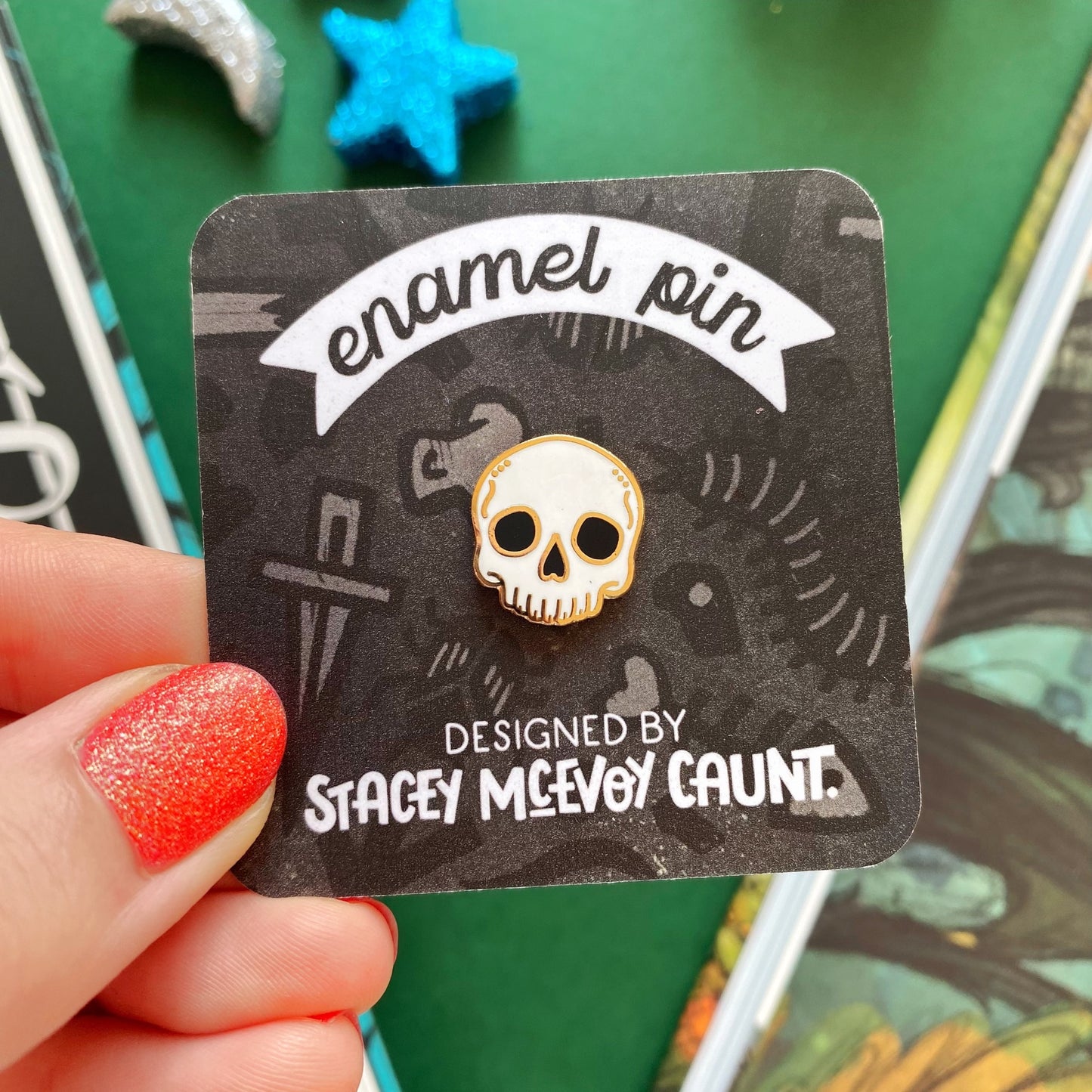 Mini Skull Enamel Pin