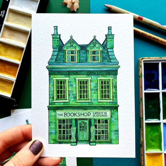 Wigtown Bookshop Postcard